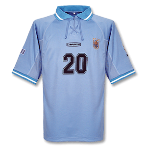 L-Sporto 02-03 Uruguay Home Shirt   WC Fifa Patch
