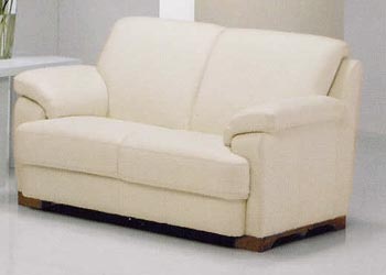 Met335 Leather 2 Seater Sofa