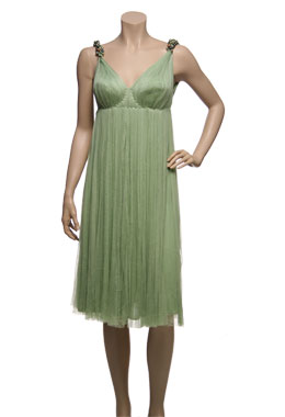 La Petite Salope Green Net Dress by La Petite Salope