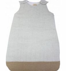 Lab Linen two-tone baby sleeping bag Grey S,M