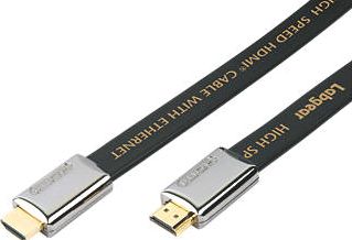 Labgear, 1228[^]24200 HDMI Flat Lead 19-Pin Gold 1.5m 24200