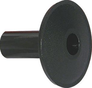 Labgear, 1228[^]26452 Interior Hole Covers Black Pack of 5 26452