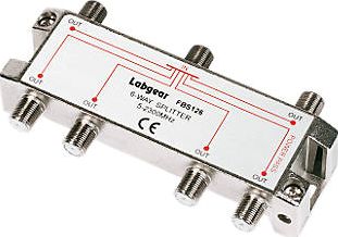 Labgear, 1228[^]48074 Professional Splitter 6-Way 48074