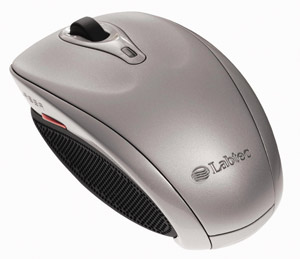 labtec 5 Button 1200DPI Laser Mouse - Silver - Ref. 931732-0914