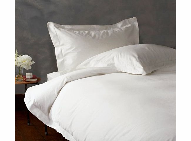 Lacasa Bedding 800 TC Egyptian cotton Fitted Sheet with 2 Pillowcases Italian Finish Solid ( Small Double , White )