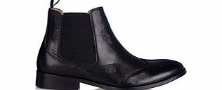 Lacey`s London Olena black leather Chelsea boots