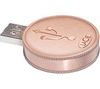 LACIE Currenkey 4 GB USB 2.0 Flash Drive - bronze