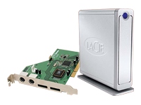 Lacie d2 74GB 10-000rpm Ext SATA HDD- free PCI card