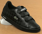 Lacoste Camden P2 Black/White Leather Trainers