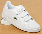 Lacoste Camden P2 White/Grey Leather Trainers