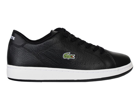 Lacoste Carnaby Black Leather Trainers
