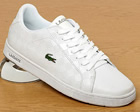 Lacoste Carnaby P2 White/Grey Leather Trainers