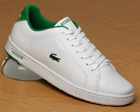 Carnaby Wash White/Green Leather Trainers