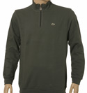 Lacoste Dark Grey & Black 1/4 Zip Sweatshirt