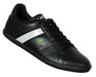 Lacoste Evershot Black/Grey Leather Trainers