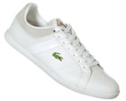 Lacoste Evershot White/Grey Leather Trainers