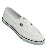 Lacoste Bateau 8 SRM White Boat Shoes