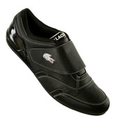 Lacoste Futur Black Velcro Fastening Trainer Shoes