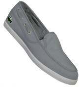 Lacoste Rocher Light Grey Deck Shoes