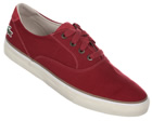 Lacoste Imatra Red Canvas Trainers