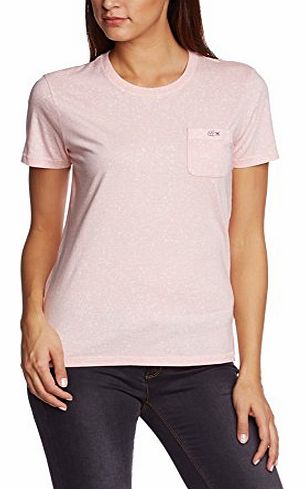 L!ve Womens Tf3564-00 Polka Dot Crew Neck Short Sleeve T-Shirt, Pink (Lychee Yzn), Size 12 (Manufacturer size: Large)