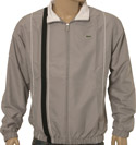 Lacoste Light Grey with White & Black Trim Polyester Tracksuit