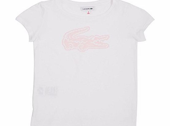 Lacoste Light Jersey Print T-shirt - White