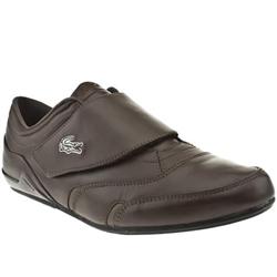 Lacoste Male Futur Lux Leather Upper Fashion Trainers in Brown
