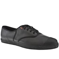 Lacoste Male Rene Lacoste Leather Upper Fashion Trainers in Black, White