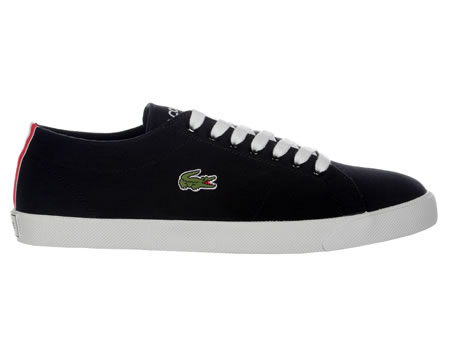 Lacoste Marcel FRS Black Canvas Trainers