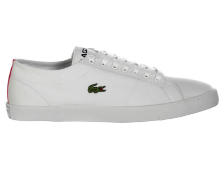 Lacoste Marcel FRS White Canvas Trainers