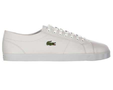Lacoste Marcel LCR White Leather Trainers