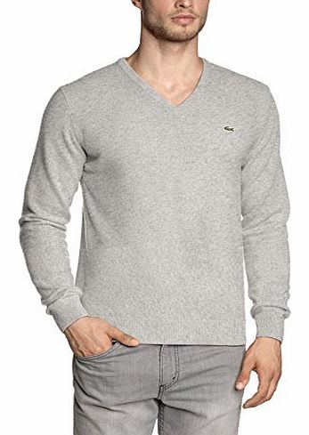 Lacoste Mens Jumper Grey (SILVER CHINE CCA) Small (Manufacturer size: 3)