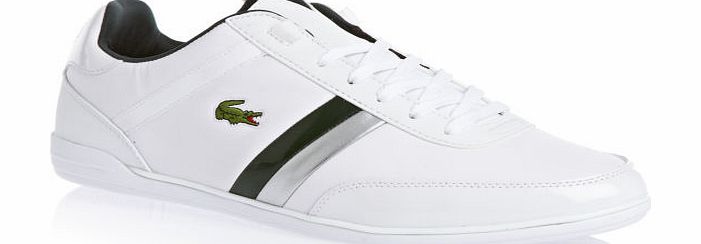 Mens Lacoste Giron Shoes - White /dark Green