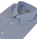 Lacoste Mens Lacoste Mid Blue Cotton Mix Short Sleeve Shirt