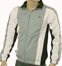 Mens Lacoste Pale Green with White & Black Trim Polyester Tracksuit