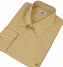 Mens Lacoste Yellow Long Sleeve Cotton Shirt