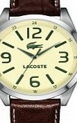 Lacoste Mens Montreal Cream Brown Watch