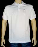Lacoste Mens White Short Sleeve Cotton Polo Shirt (No Tags)