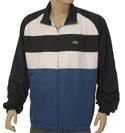 Navy Polyester Mix Tracksuit With White & Royal Blue Trim