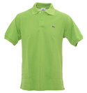 New Leaf Green Pique Polo Shirt