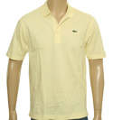 Pastel Yellow Pique Polo Shirt