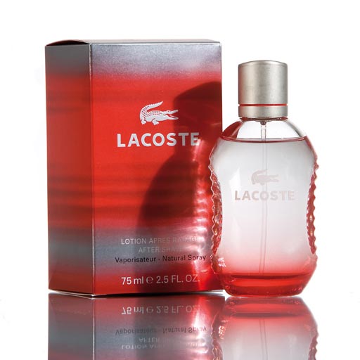 Lacoste Red Mens 75ml Aftershave Spray