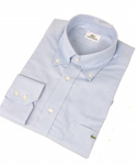 Lacoste Sky Blue Long Sleeve Cotton Shirt
