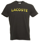 Sport Black T-Shirt with Yellow Logo