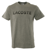 Sport Grey T-Shirt with Printed Logo