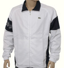 White & Navy Polyester Tracksuit