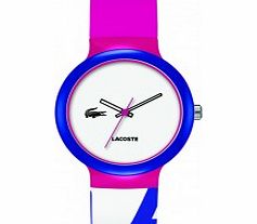 Lacoste White and Pink Goa Watch
