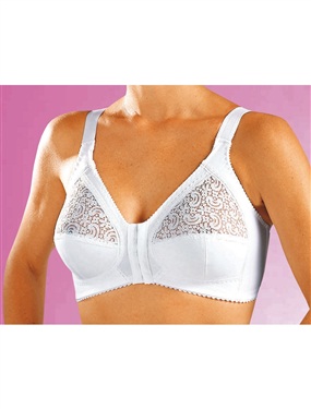 Ladies Lace Detail Non-Wired Bra