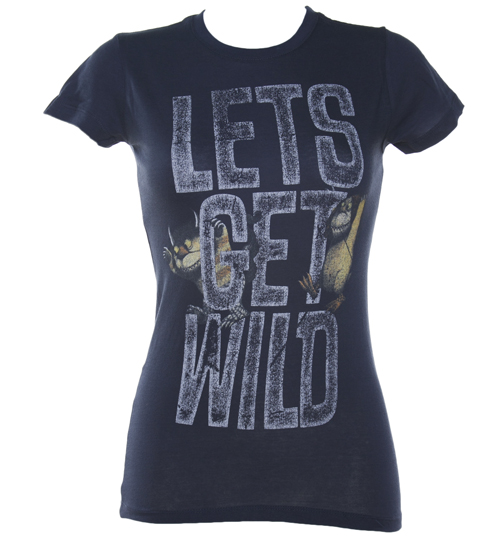Navy Wild Things Lets Get Wild T-Shirt